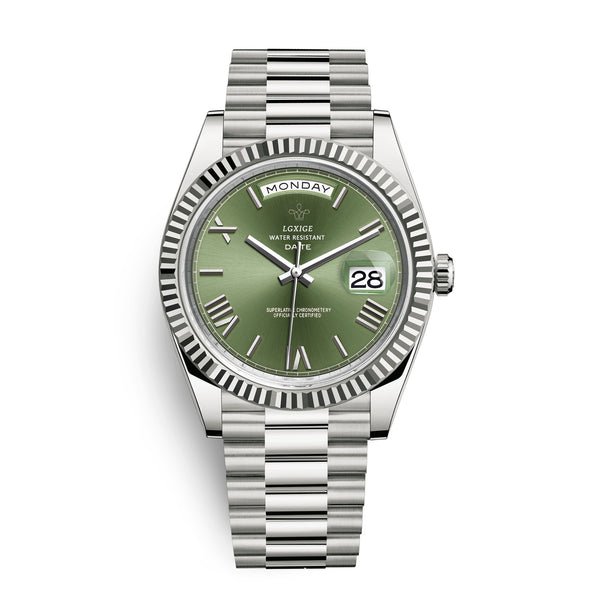 Premium Automatisch Horloge | Zakelijke en Casual Look | Dag- en Datumfunctie