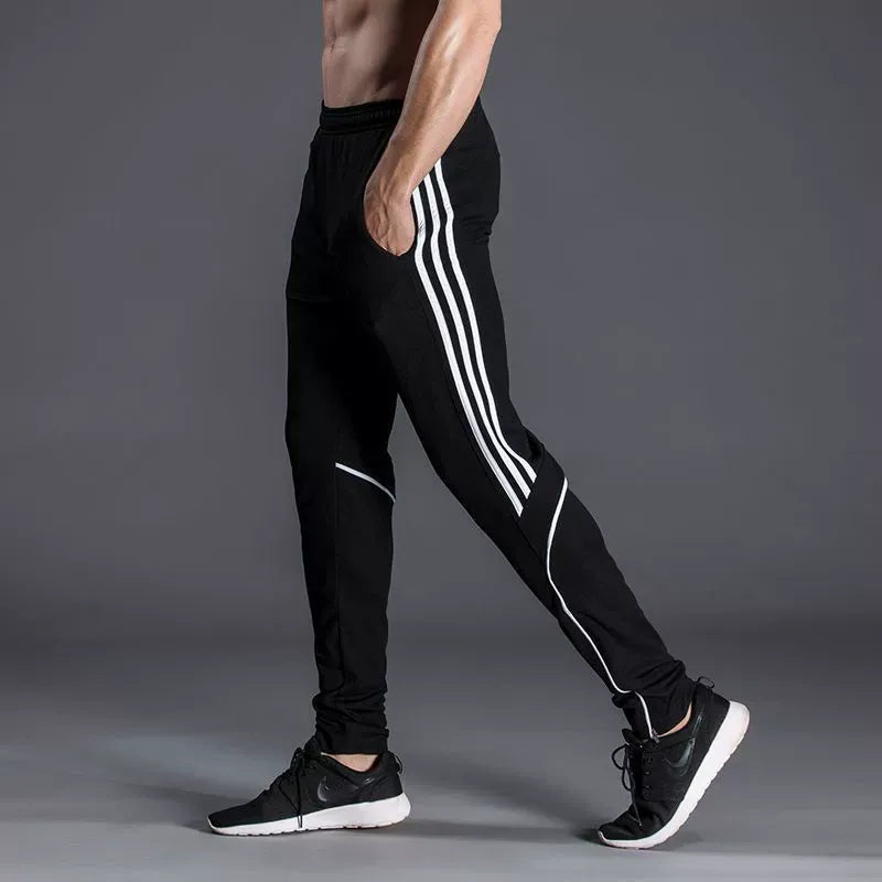 Sweatpants met rechte pijpen en zakken voor heren