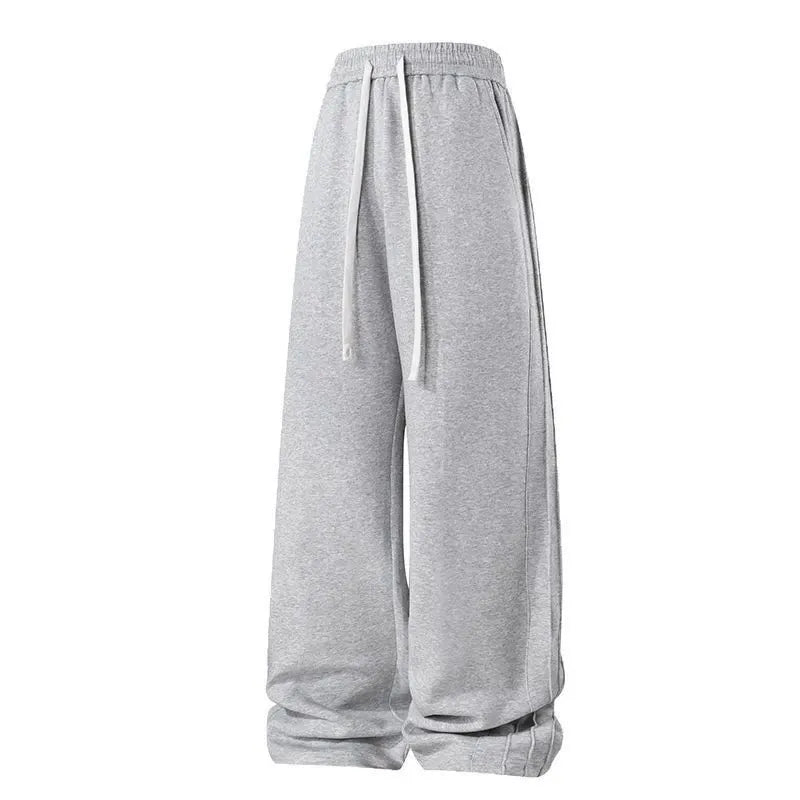 Rechte gebreide joggingbroek voor heren, sportief casual