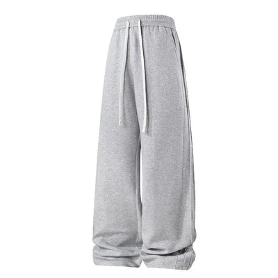 Rechte gebreide joggingbroek voor heren, sportief casual