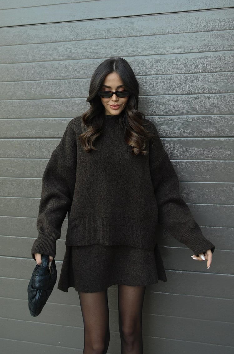 Herfst en Winter Set Trui en Rok