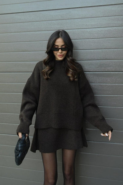 Herfst en Winter Set Trui en Rok