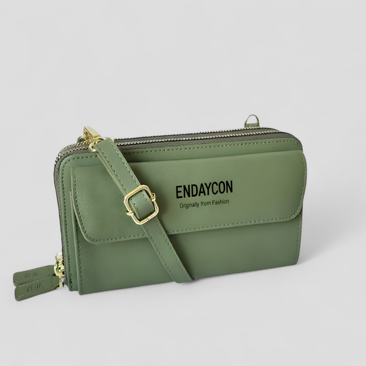 Dames Schoudertas | Compacte Portemonnee Tas met Luxe Afwerking