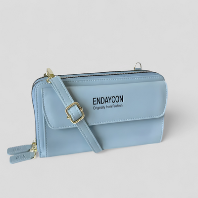 Dames Schoudertas | Compacte Portemonnee Tas met Luxe Afwerking