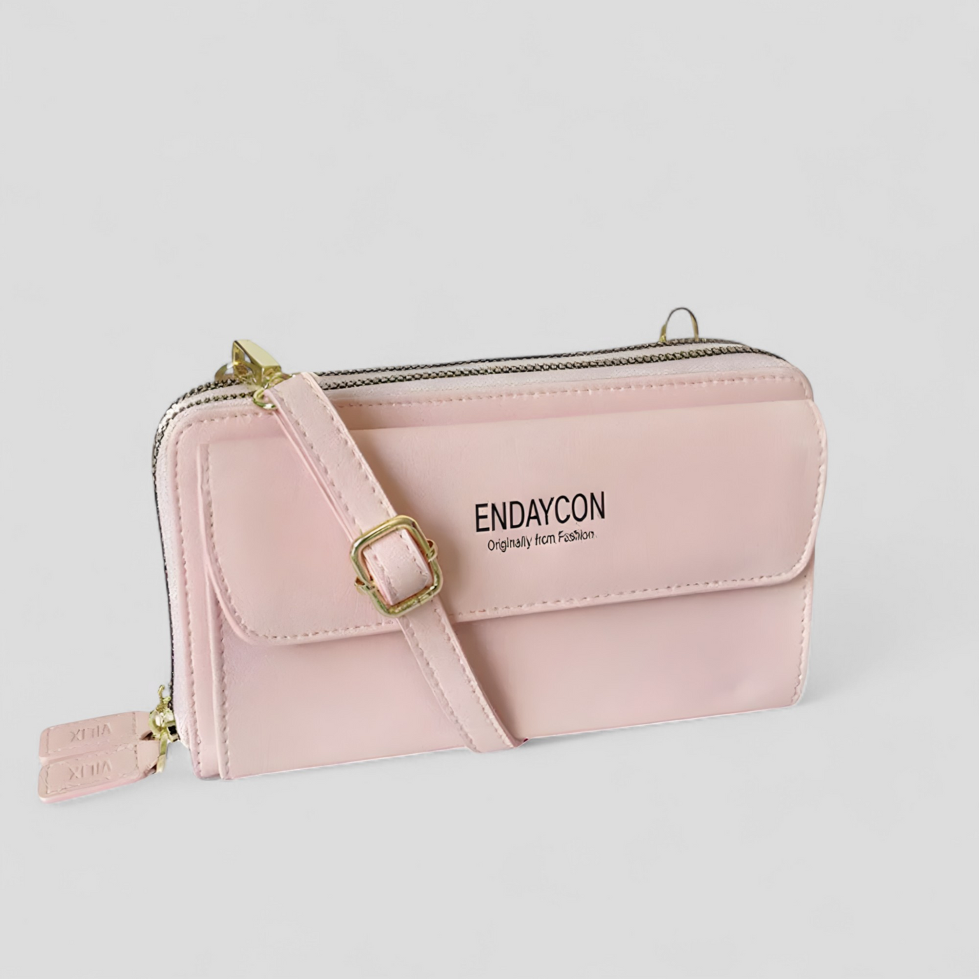 Dames Schoudertas | Compacte Portemonnee Tas met Luxe Afwerking