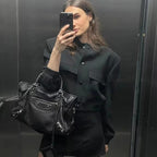 Veste bomber à manches longues pour femmes