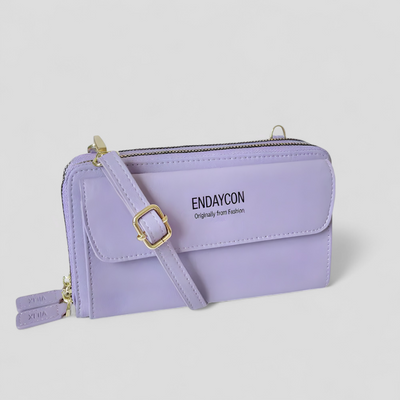 Dames Schoudertas | Compacte Portemonnee Tas met Luxe Afwerking