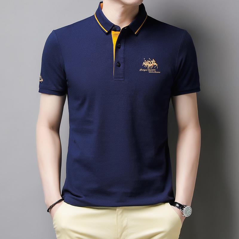 Casual poloshirt met knoopsluiting voor heren