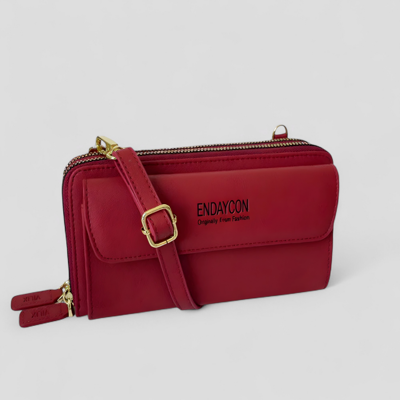 Dames Schoudertas | Compacte Portemonnee Tas met Luxe Afwerking