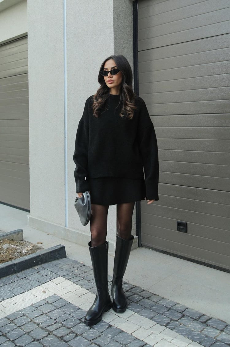 Herfst en Winter Set Trui en Rok