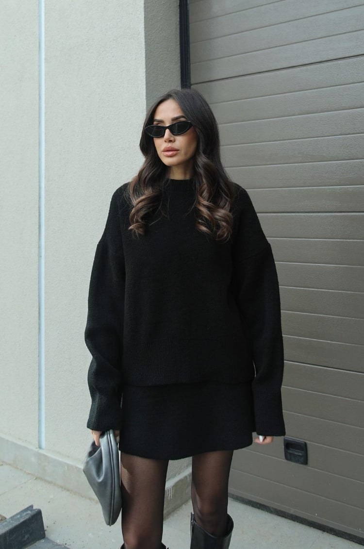 Herfst en Winter Set Trui en Rok