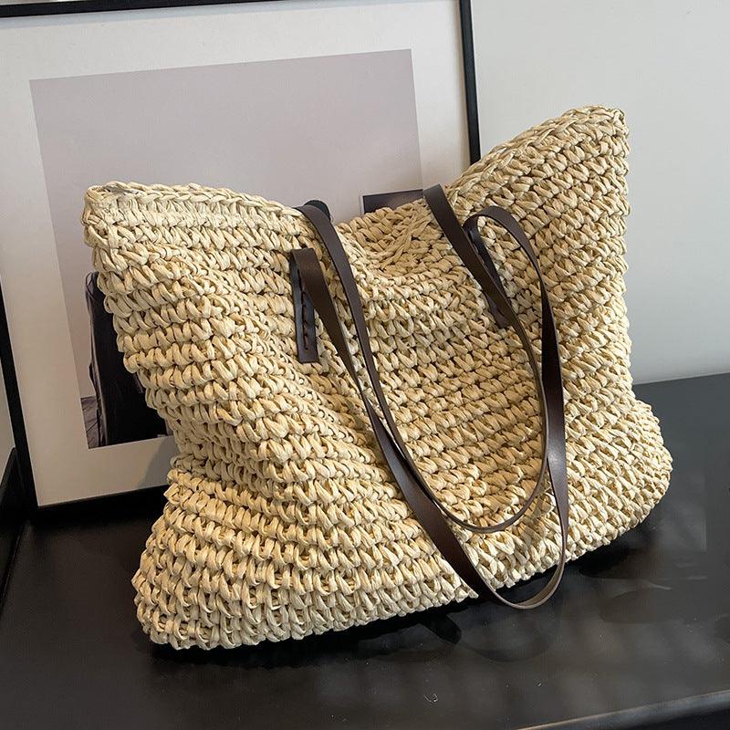 Dames Strandtas | Ruim Gevlochten Ontwerp met Luxe Afwerking