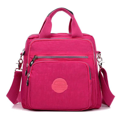 Casual Schoudertas Dames | Multifunctionele Tas met Ritsvakken