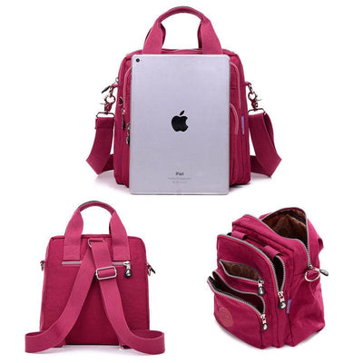 Casual Schoudertas Dames | Multifunctionele Tas met Ritsvakken