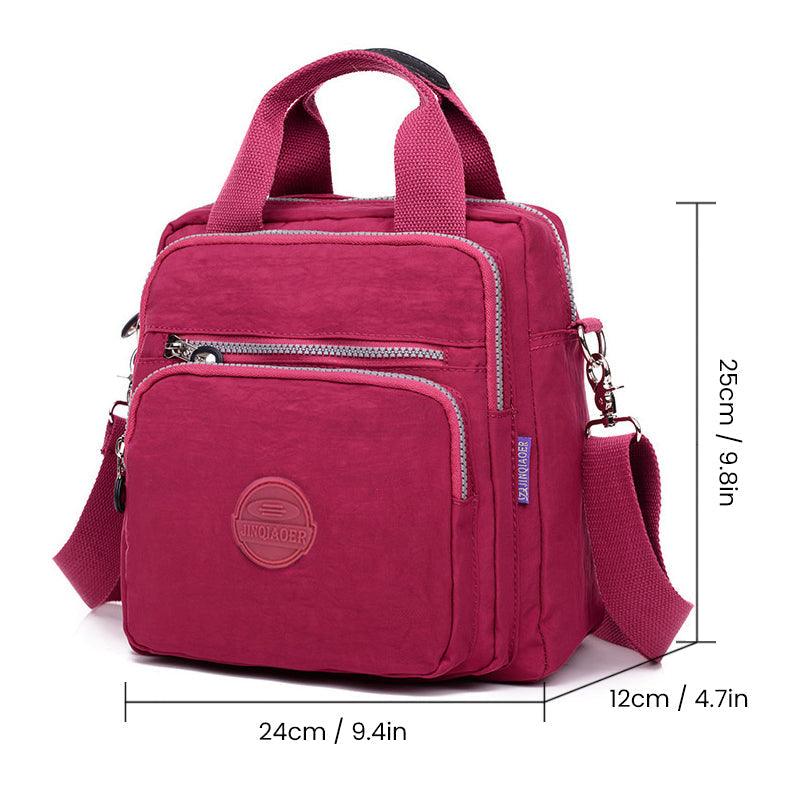 Casual Schoudertas Dames | Multifunctionele Tas met Ritsvakken