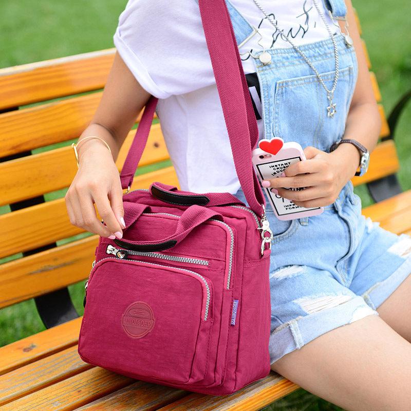 Casual Schoudertas Dames | Multifunctionele Tas met Ritsvakken