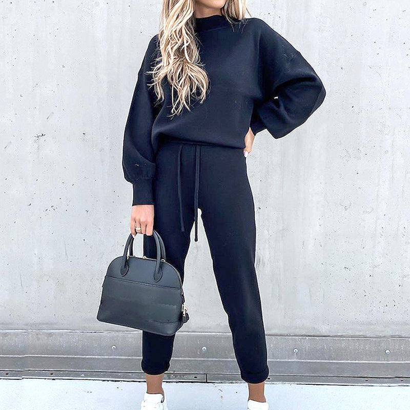 Dames knitted loungewear set