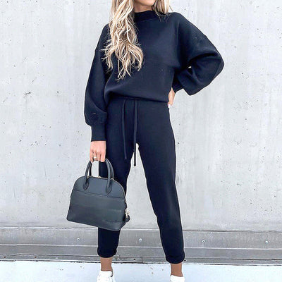 Dames knitted loungewear set