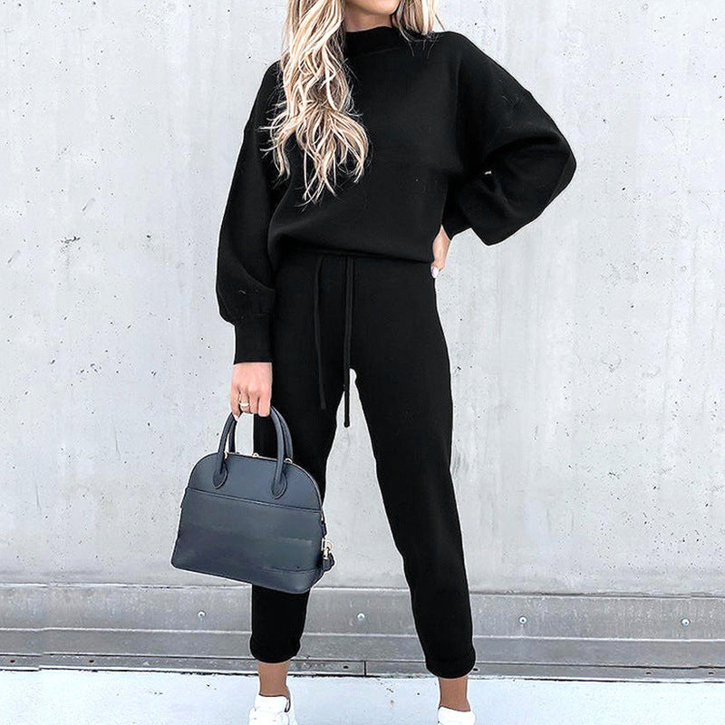 Dames knitted loungewear set